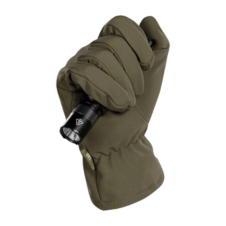 M-Tac Vinterhandsker Soft Shell i militærgrøn beskytter mod vind og vejr, letvægt, optimal beskyttelse og komfort i ét lag.