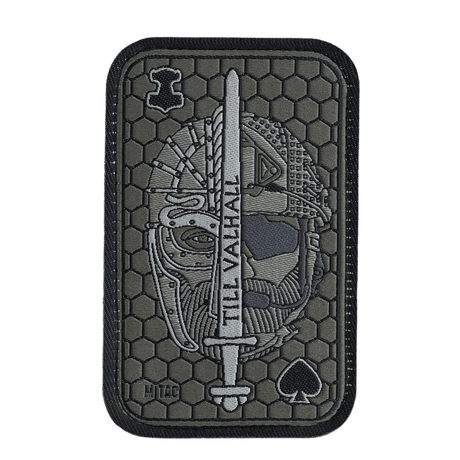 M-Tac Patch Til Valhall Ace Jacquard, tekstil patch med velcro, inspireret af norske soldater, 108x68 mm, til uniform eller taske.