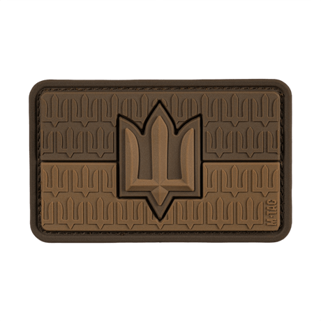 M-Tac patch Ukraine Flag med ZSU Trident PVC med trident-symbol, der repræsenterer ukrainsk statsmagt og uafhængighed.