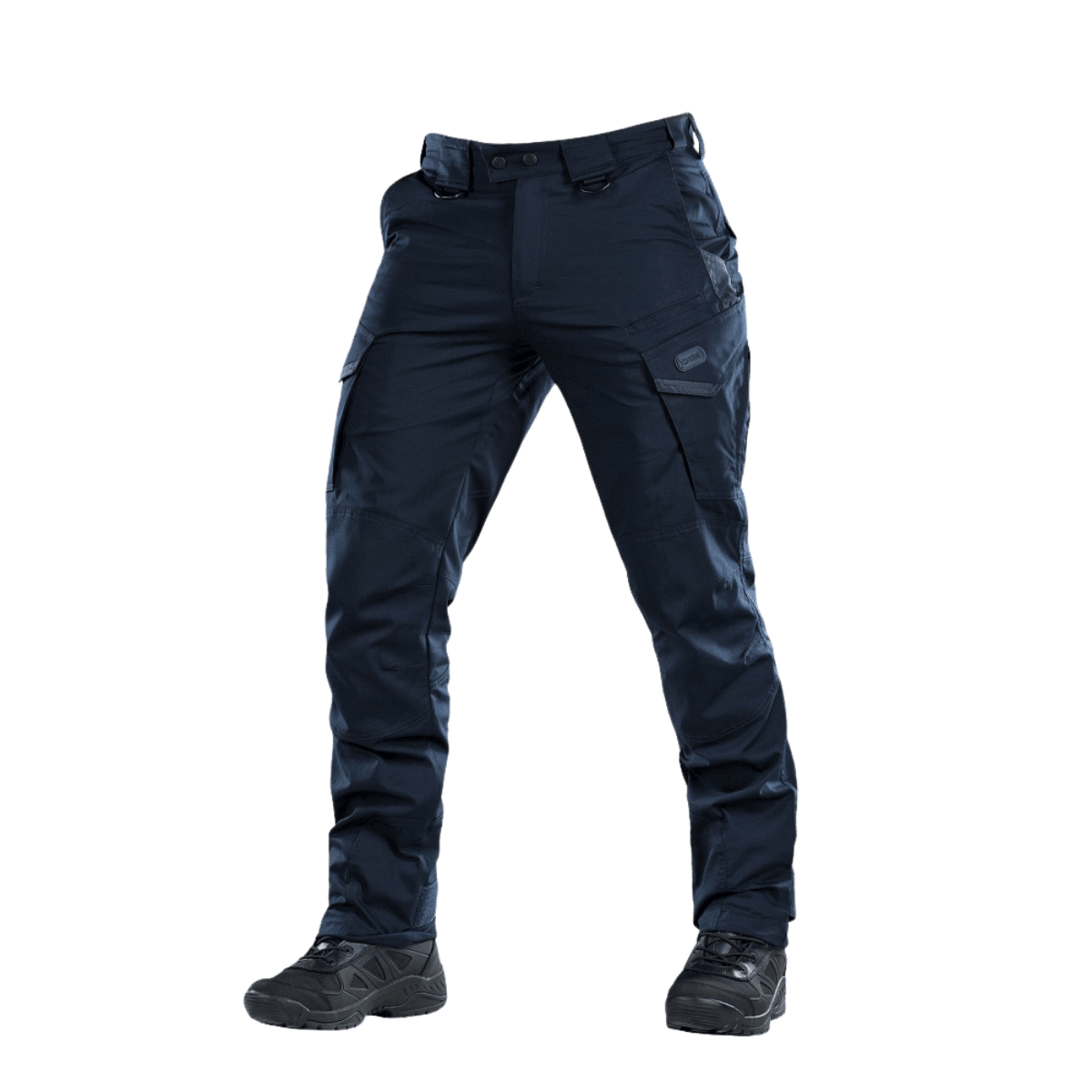 M-Tac Taktiske Bukser Aggressor Gen. II Flex i let rip-stop stof med Teflon-belægning, ideel til træning og arbejde.