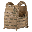 EA Plate Carrier Camo i camouflage med robust design til professionel kropsbeskyttelse, slidstærkt materiale, galleri position 1 uden model.