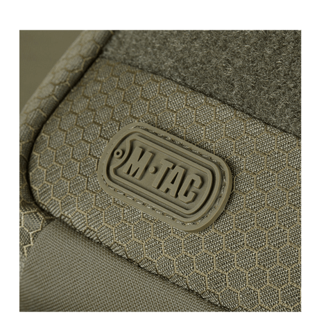 Nærbillede af M-Tac Buckler Taske Elite Hex med Hex-Cordura materiale.