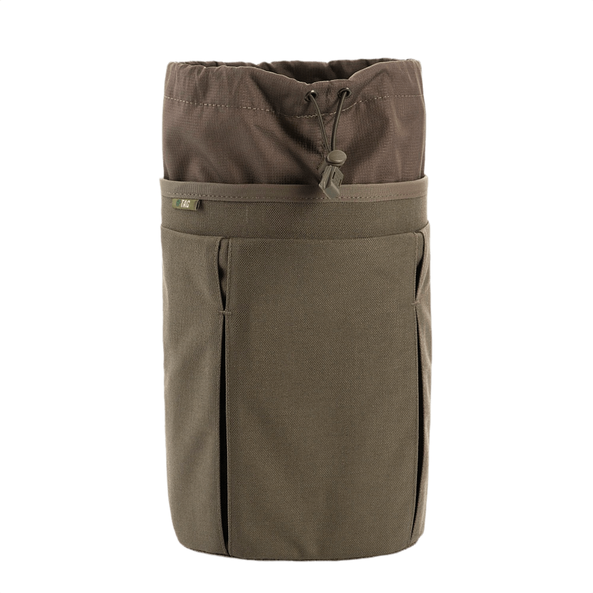 M-Tac Mag Drop Pouch Elite for hurtig magasinudskiftning med MOLLE, hærbrun farve, sikker fastgørelse af udstyr.