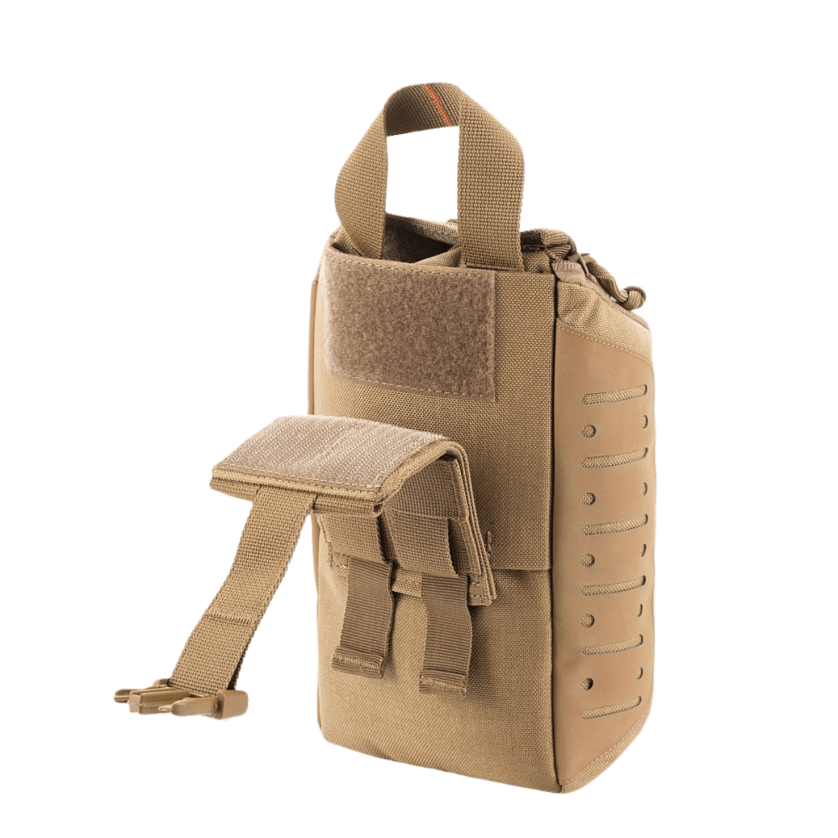 M-Tac Medical Pouch Elite Rip Off - taktisk førstehjælpstaske med håndtag for hurtig adgang, elastiske stropper for organisering.