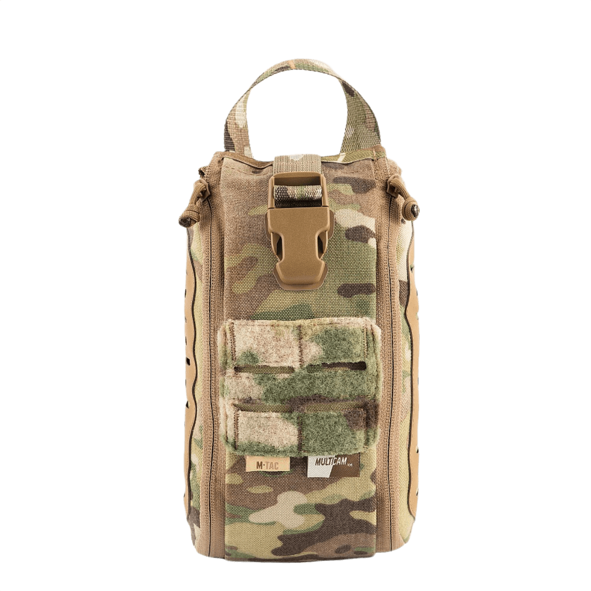 M-Tac Medical Pouch Elite Rip Off i camouflage design, taktisk førstehjælpstaske med hurtigt åbning til kritiske situationer.