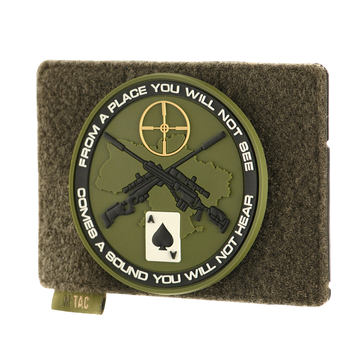 M-Tac Taktisk Morale Patch Display Board Hook og Loop Molle 120x85