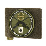 M-Tac Taktisk Morale Patch Display Board Hook og Loop Molle 120x85