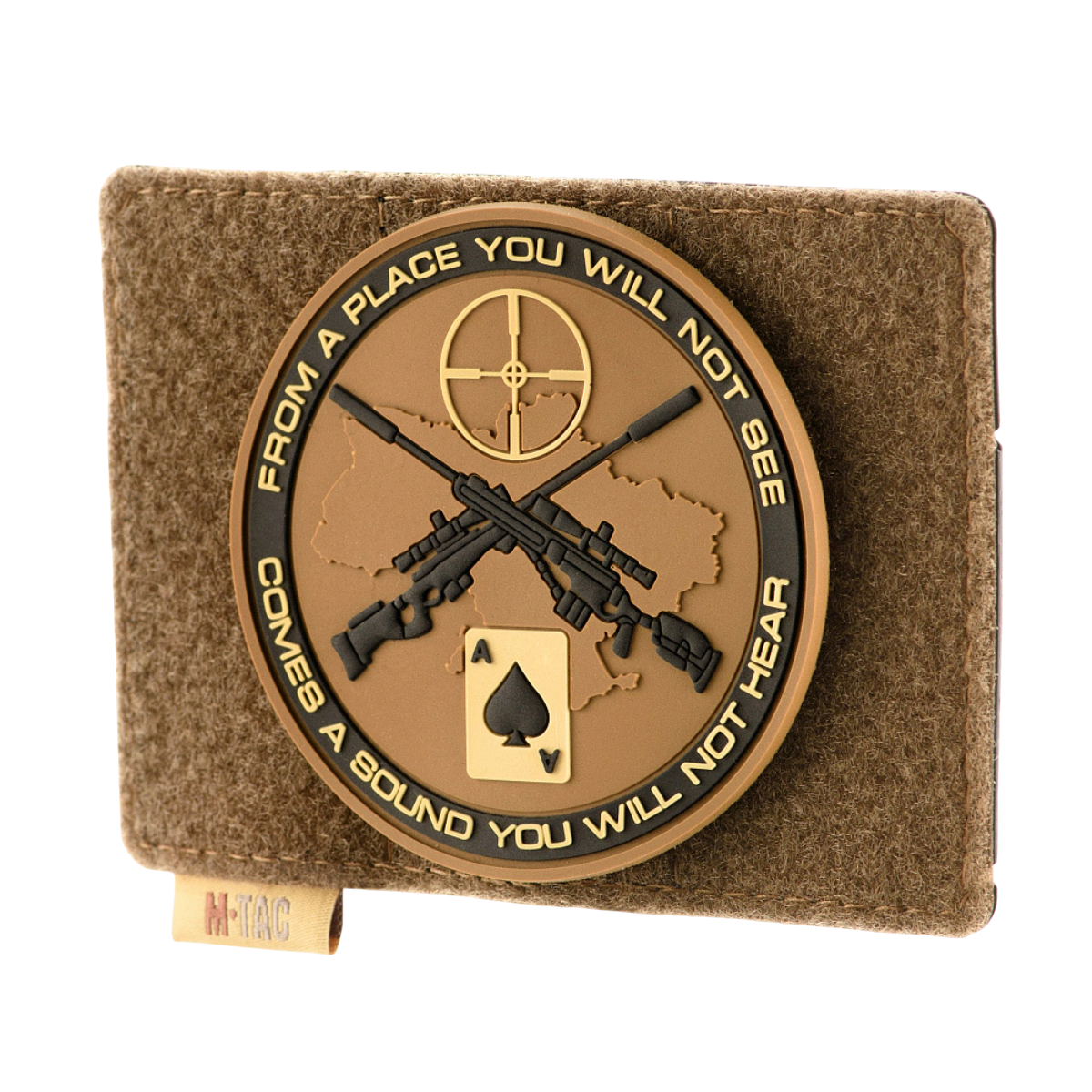 M-Tac Taktisk Morale Patch Display Board Hook og Loop Molle 120x85