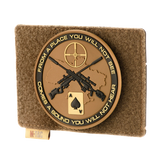 M-Tac Taktisk Morale Patch Display Board Hook og Loop Molle 120x85