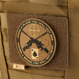 M-Tac Taktisk Morale Patch Display Board Hook og Loop Molle 120x85