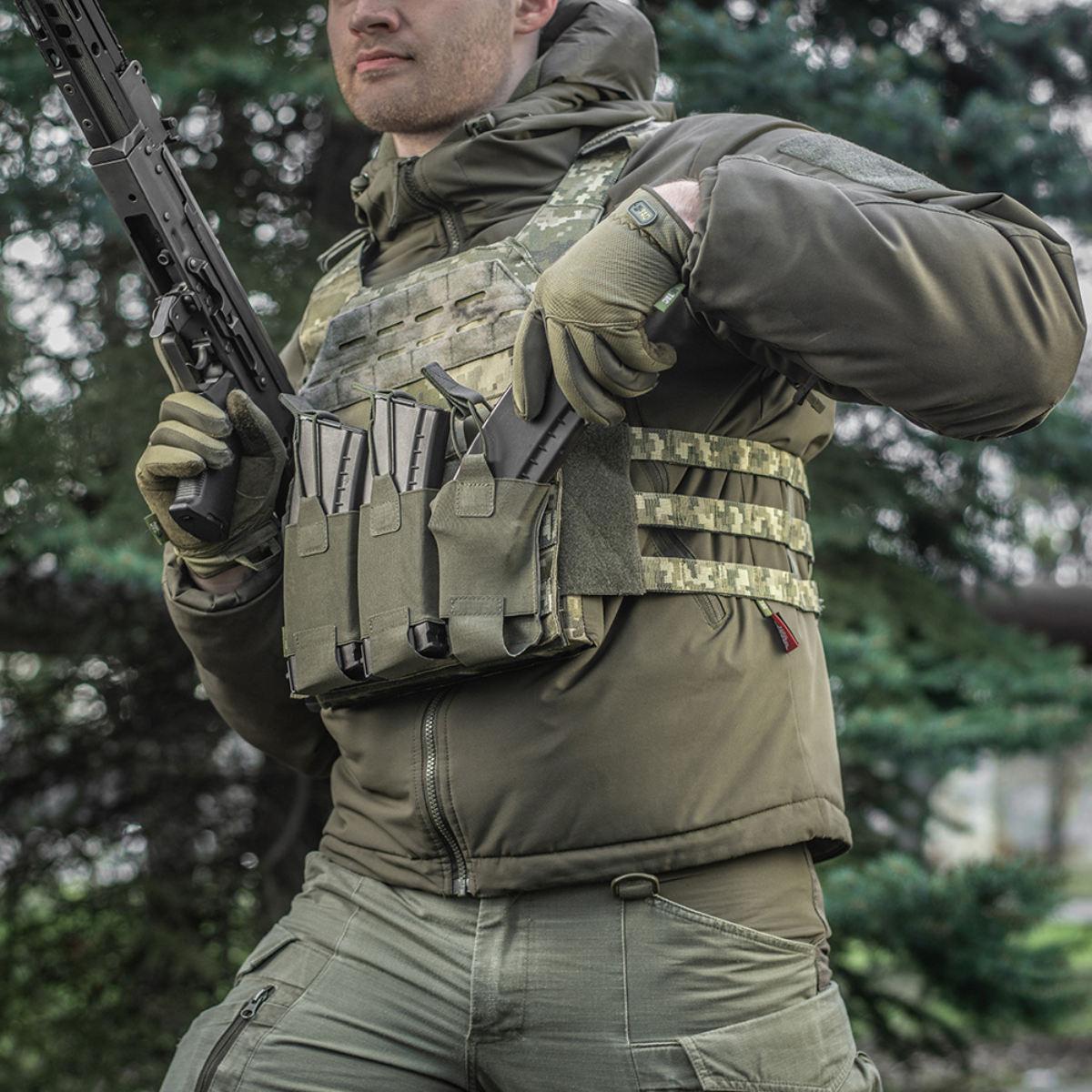 M‑Tac Elastisk Triple Magazine Pouch Elite