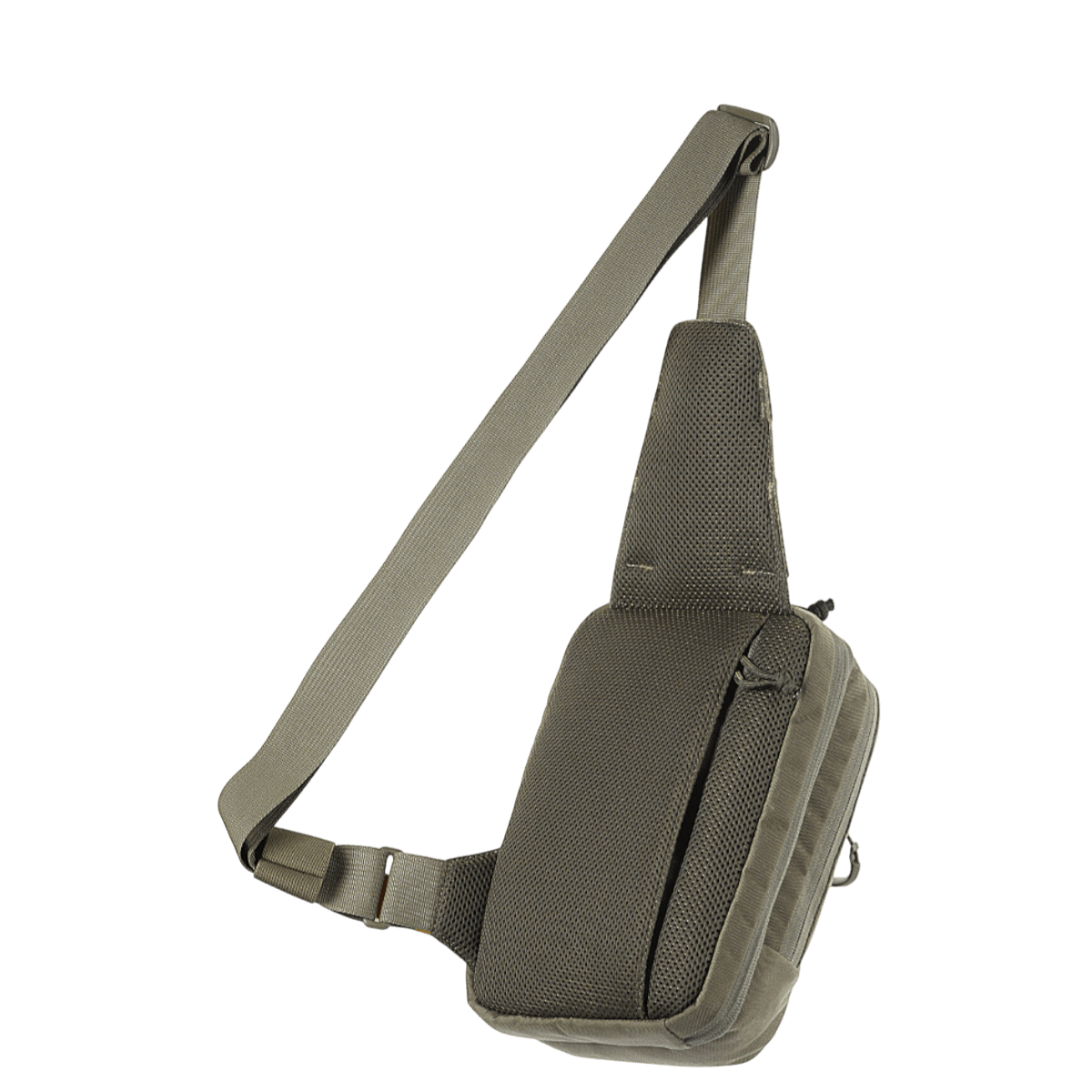 M-Tac Sling Pistoltaske Elite Hex i Cordura 1000D, komfortabel, stilfuld med justerbar skulderrem og YKK lynlåse, set fra side.