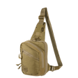 M-Tac Sling Pistoltaske Elite Hex i Cordura 1000D, sandfarve, med justerbar skulderrem, ideel til skjult transport af våben.