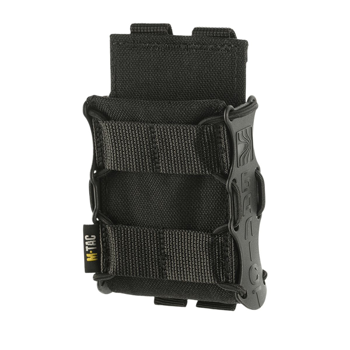 M-Tac Mag Lomme Kolchan til AK/AR Mini i slidstærkt Cordura med MOLLE-system, sort design, til sikker magasinholdning.