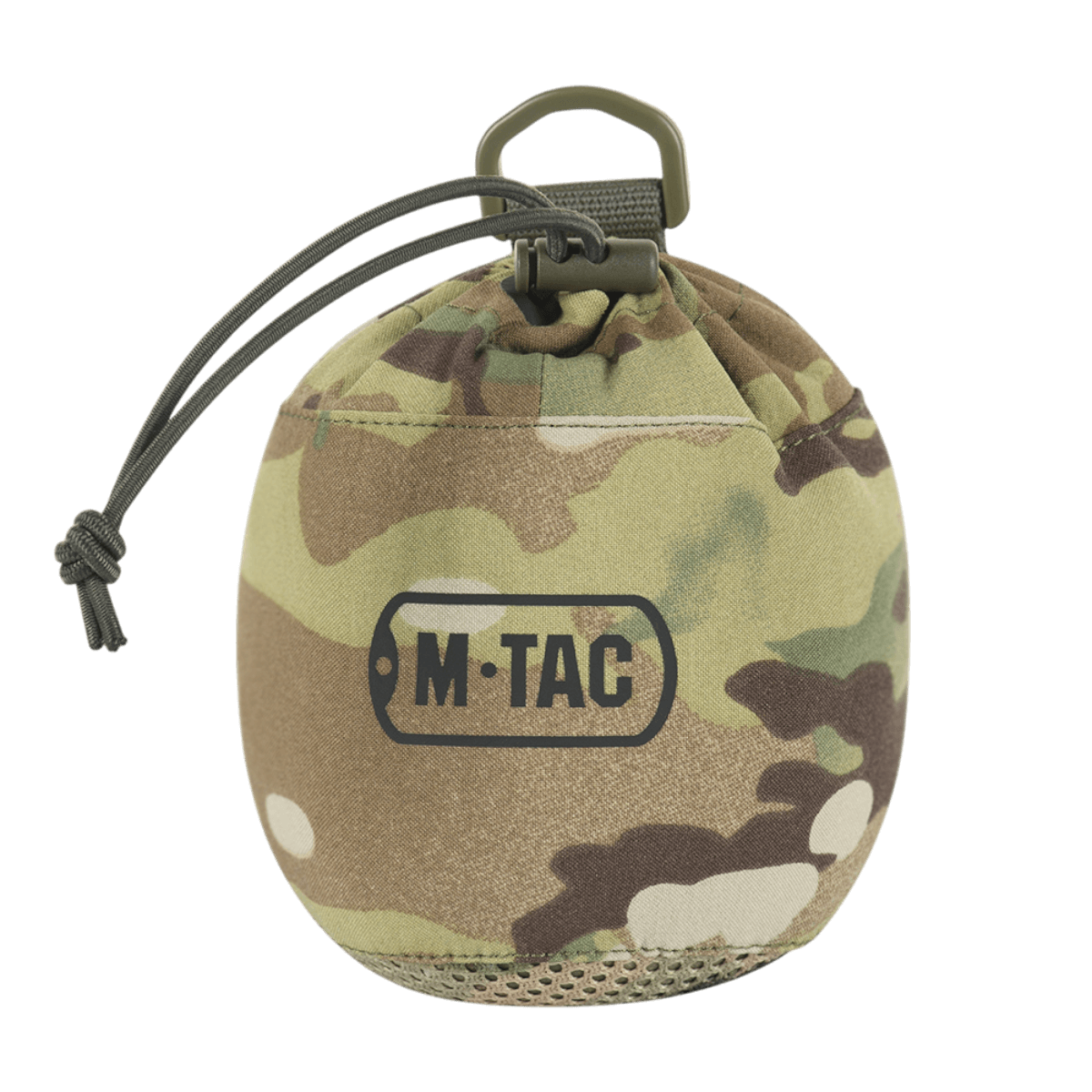M-Tac aldringsdragt kompressionspose i camouflagefarver til opbevaring af Alder Camouflage Suit under missioner i ujævnt terræn.