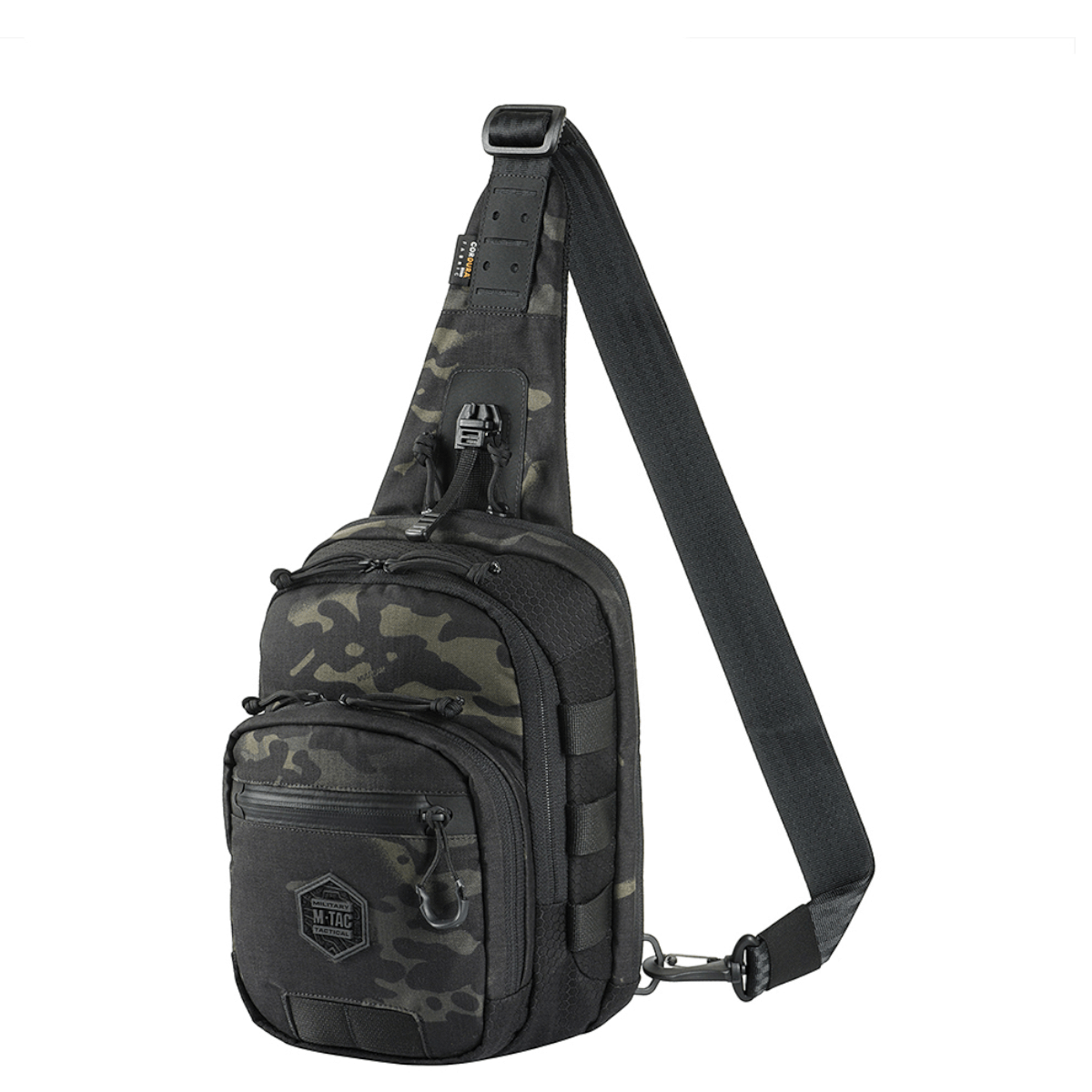 M-Tac Cross Taske Slim Elite Hex i Cordura Hex og 500 med justerbar rem i camouflage design til stilfuld funktionalitet.