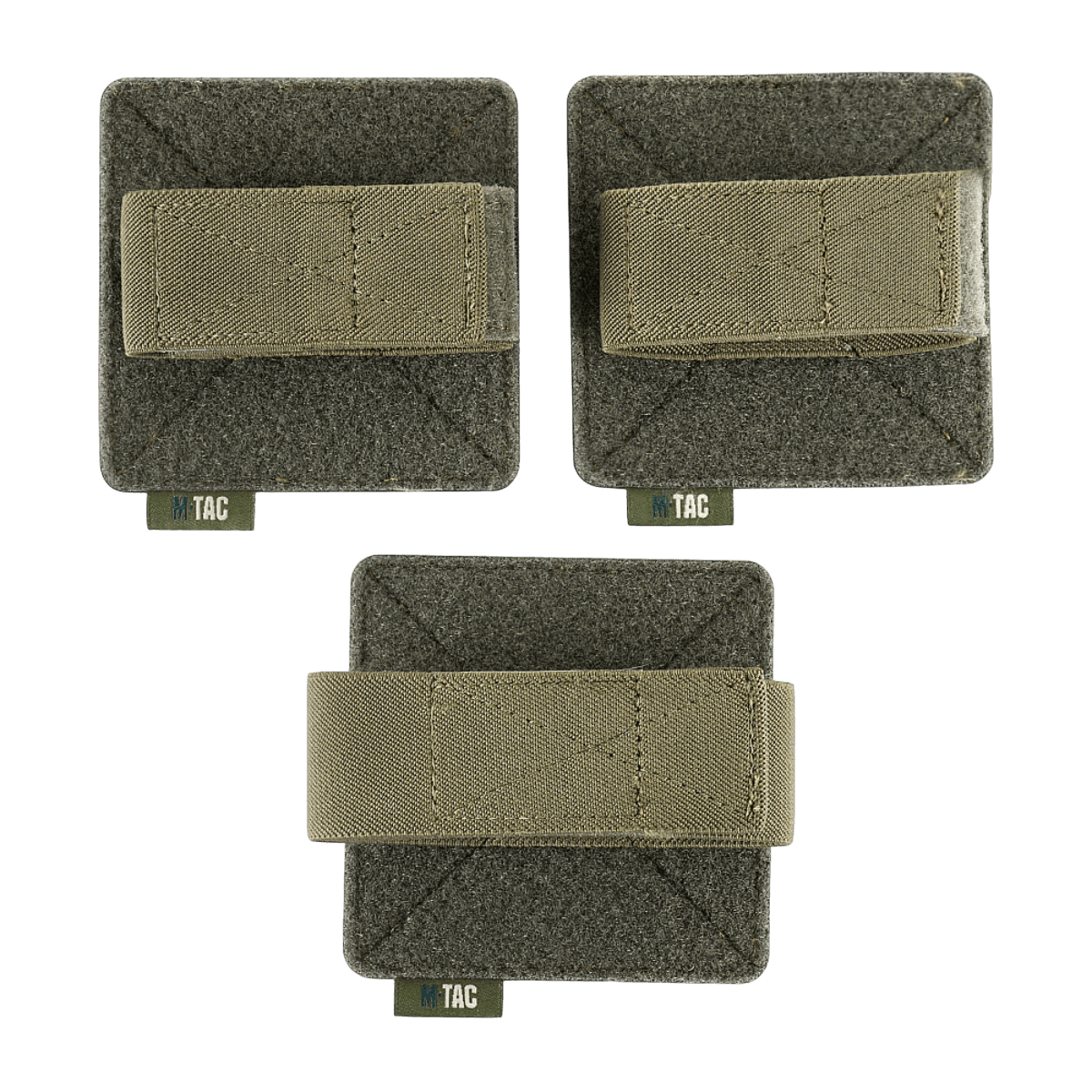 M‑Tac Indlæg til Rygsæk (3 stk) med Velcro panel, perfekt til våbenkasser, designet til AR‑15 og AK karbiner, set forfra.