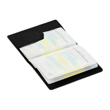 M‑Tac Pascover beskytter pas mod skader, polymerkomposit, indvendige kortlommer, stilfuldt M-Tac logo, passer til ukrainske pas, 13,5 x 10 cm.