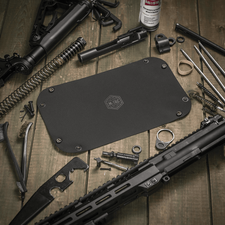 M‑Tac Field Vedligeholdelsesbakke 18x30 cm til våbenvedligeholdelse med stilfuldt design og praktisk opbevaring af små dele