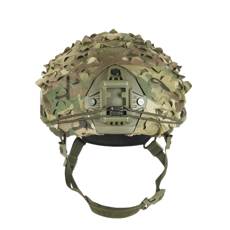 M‑Tac Vilha Hjelmdække FAST camouflagemønster, Cordura 500D til FAST-hjelme, laser cut design, MultiCam, justerbar pasform