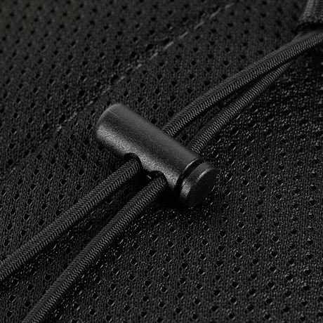 Detaljebillede af M‑Tac Pocket Bag Elite HEX med holdbare YKK lynlåse, ideel til EDC-udstyr og daglig brug.