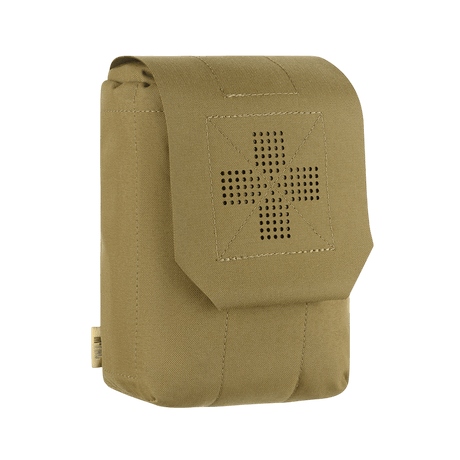 M‑Tac Medic Pouch Vertical Large Elite i slidstærk Cordura 500D med MOLLE-interface til førstehjælpsudstyr.