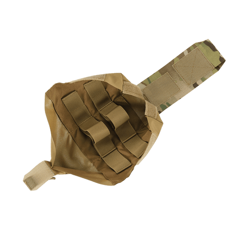 M‑Tac Medic Pouch Vertical Large Elite åben med indre IFAK-organizer i slidstærkt Cordura 500D-materiale og MOLLE-interface.