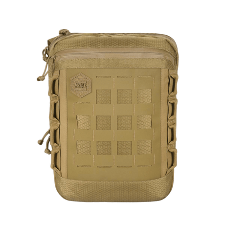 M-Tac Tablet Bag Laser Cut Hex i Cordura med MOLLE-system til EDC og skjult våbenopbevaring. Perfekt til tablet og A4-dokumenter.