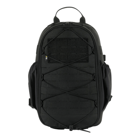 M-Tac STURM Elite Rygsæk 15 liter taktisk rygsæk med MOLLE Laser Cut design, lavet af Cordura materiale, set forfra.
