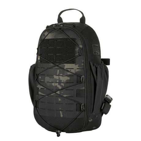 M-Tac STURM Elite Rygsæk med MOLLE Laser Cut frontpanel i Cordura materiale, sort farve, 15 liter kapacitet, taktisk design