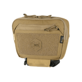 M-Tac Large Elite Gen.II Skuldertaske i Cordura 500D med tre hovedrum og front Velcro-panel til taktisk brug og daglig transport.