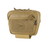 M-Tac Large Elite Gen.II Skuldertaske i sandfarvet Cordura 500D med YKK-lynlåse og hexagon brandlogo