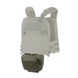 Taktisk vest med M-Tac Large Elite Gen.II Skuldertaske vedhæftet til bunden, ideel til udstyr og daglig transport.