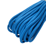M‑Tac Paracord 550 Type III 15 m i blå, stærk nylonkordel ideel til friluft og nødbrug, brudstyrke 240 kg, kerne 7 nylontråde