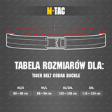 M-Tac Tiger Bælte Cobra Buckle