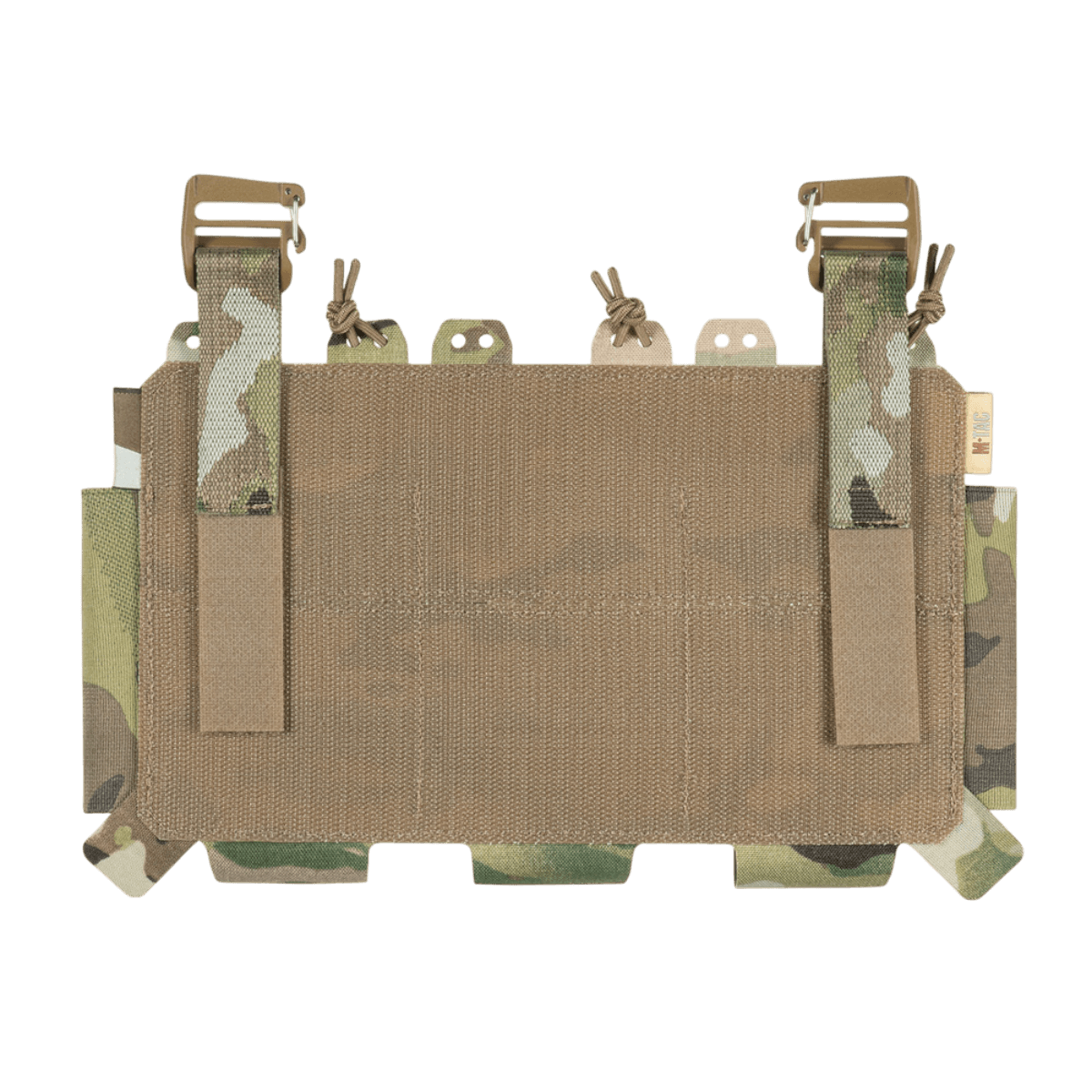 M-Tac Frontpanel til Cuirass QRS Pladebærer Tre Magasiner i slidstærkt materiale, designet til sikkert at holde AK/AR magasiner.