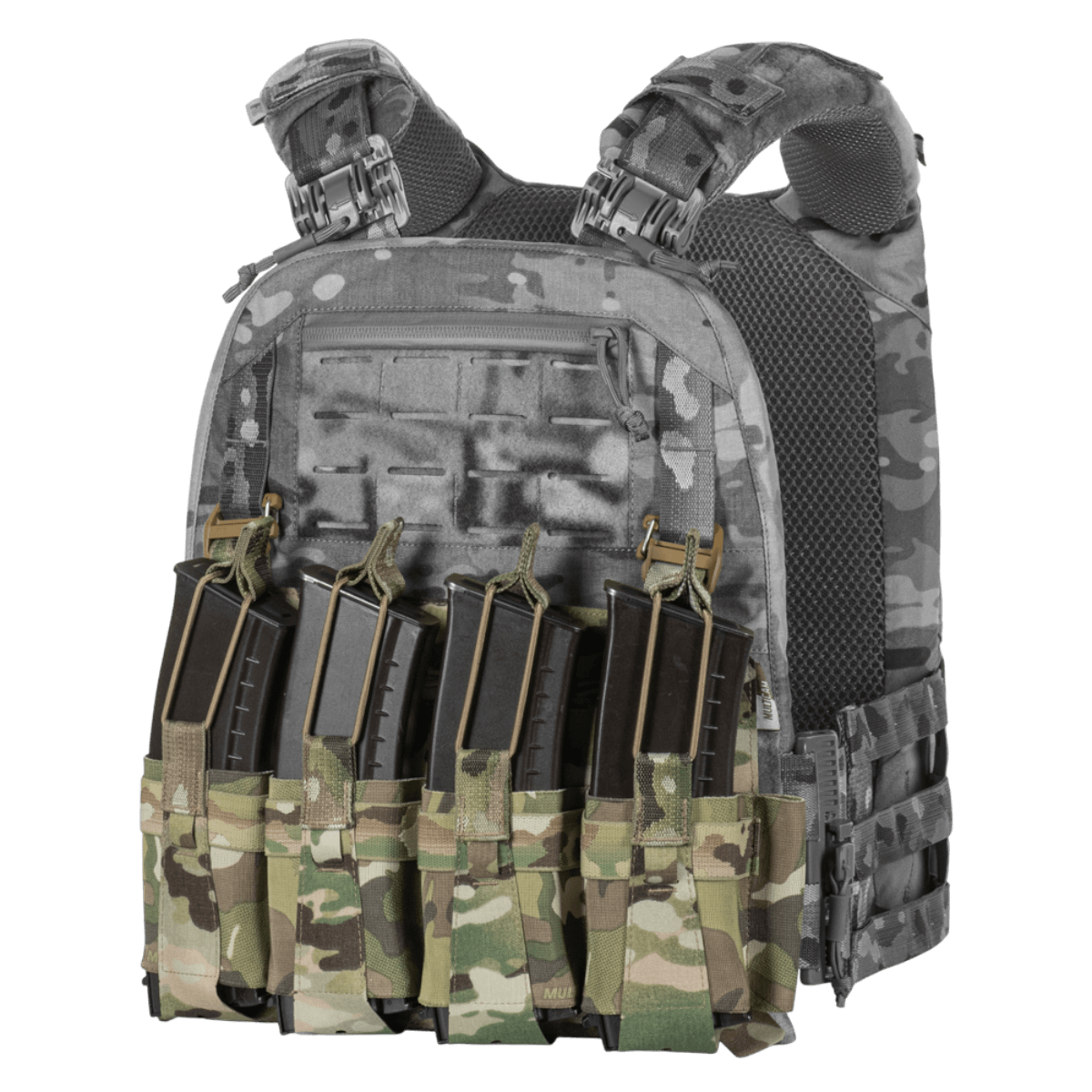 M-Tac Frontpanel til Plate Carrier Cuirass QRS til 4 Magasiner med elastik og Cordura materialer
