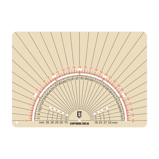 M-Tac Ecopybook Tactical Protractor PR-R til feltbrug med fleksibelt, anti-refleks materiale til taktiske opgaver og UAV rekognoscering.