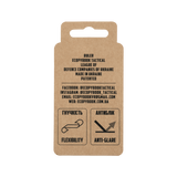 Bagside af M-Tac Ecopybook Tactical Accuracy Shot Chart med fleksibilitet og anti-glare eksempler, fremstillet i Ukraine.