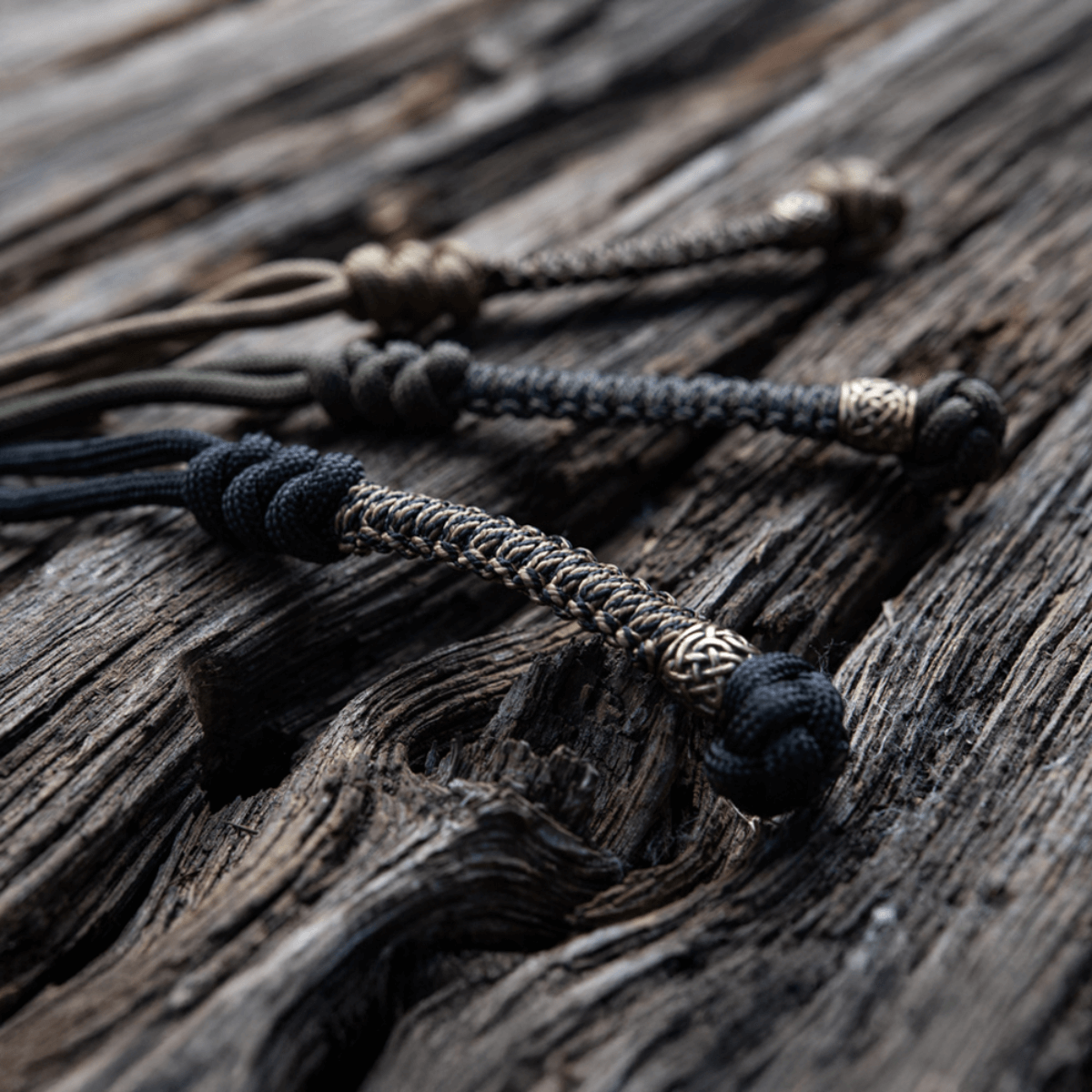 M-Tac Knife Lanyard Scandinavian flettet paracord stilfuldt tilbehør til lommeknive, personliggør og forbedrer knivens greb