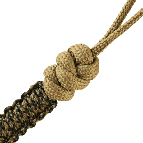 M-Tac Lanyard Scandinavian Mannaz med dekorativ skandinavisk knude, lavet af snoet paracord, ideel til knive og lommelygter.