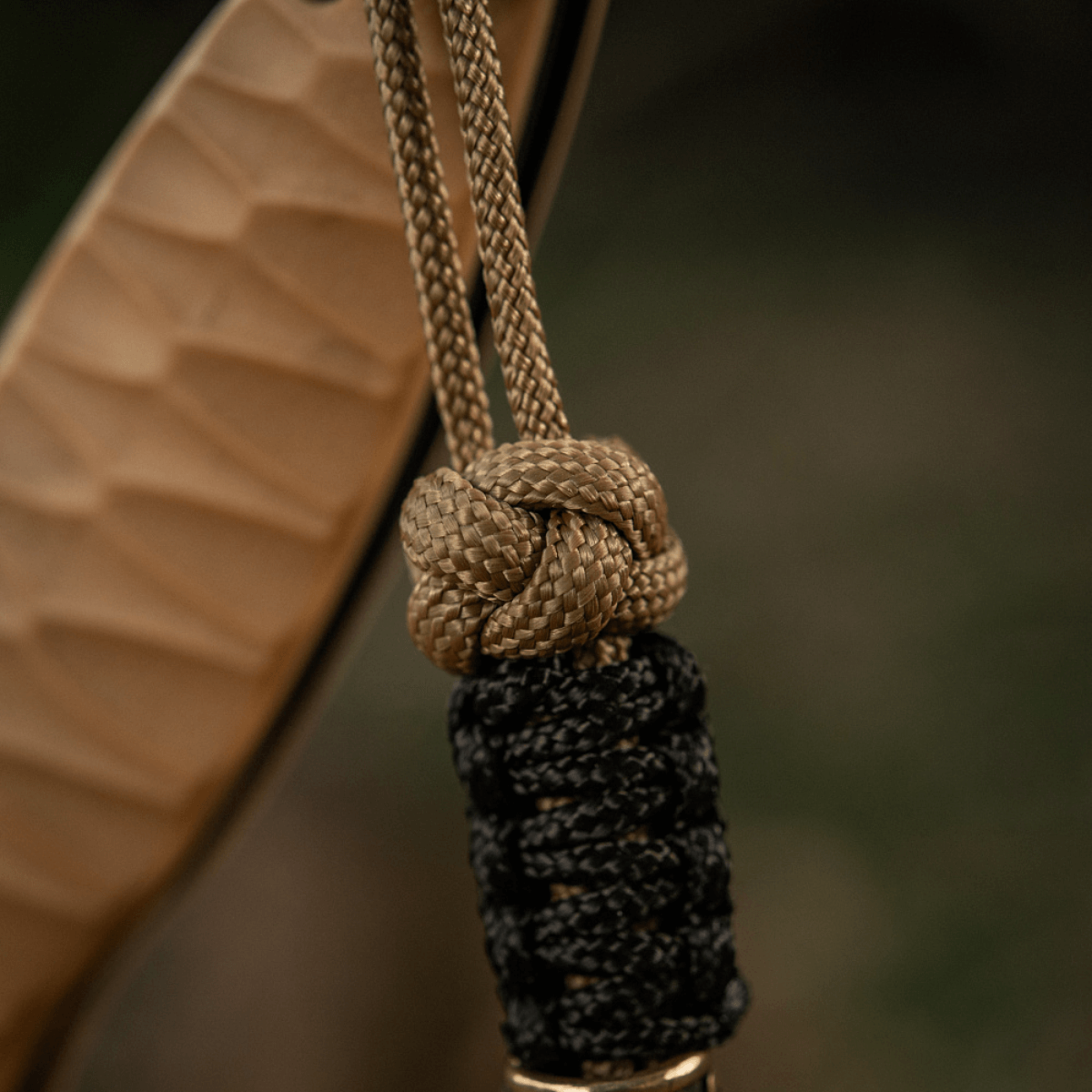 M-Tac Lanyard Scandinavian Small Chinese Knot made of twisted paracord with decorative Scandinavian bead, ideal for knives and gear.