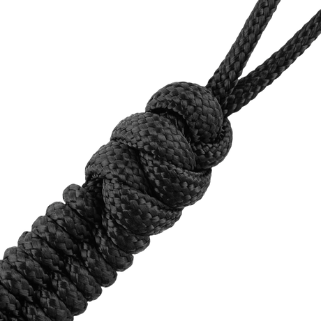 M-Tac Viper Cylindre Lanyard Stainless Steel med dekorativt skandinavisk design lavet af coiled paracord for let knivfjernelse.