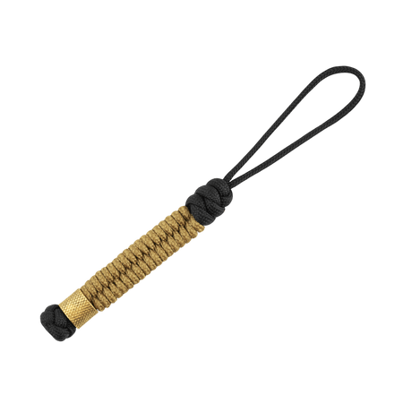M-Tac Viper Cylindre Lanyard Stainless Steel med dekorativ skandinavisk perle og coiled paracord til hurtig fjernelse af udstyr.