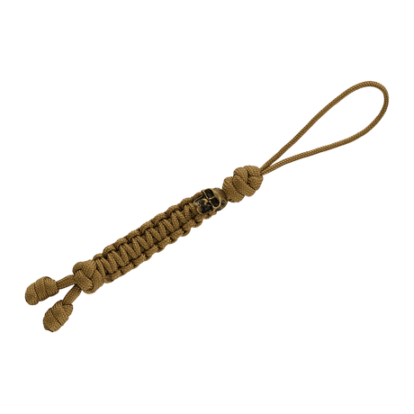 M-Tac Loopy Snake Skull Lanyard, flettet paracord, dekorativt og holdbart tilbehør til kniv eller lygte