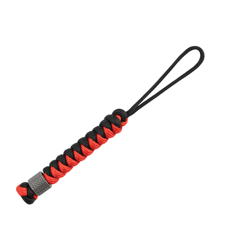 M-Tac Viper Cylindre Lanyard Stainless Steel i coiled paracord med skandinavisk perle dekor