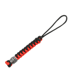 M-Tac Viper Lanyard Scandinavian i sort og rød paracord med Viper-perle, stilfuldt tilbehør til kniv og lygte.