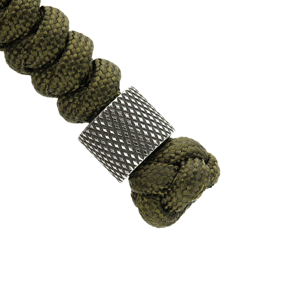 M-Tac Viper Lanyard Stainless Steel med flettet paracord og rustfrit stål Viper-perle til knive og udstyr