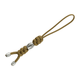 M-Tac Zeus Stainless Steel Lanyard, dekorativ og funktionel paracord med rustfrit stål perle, ideel til kniv eller udstyr