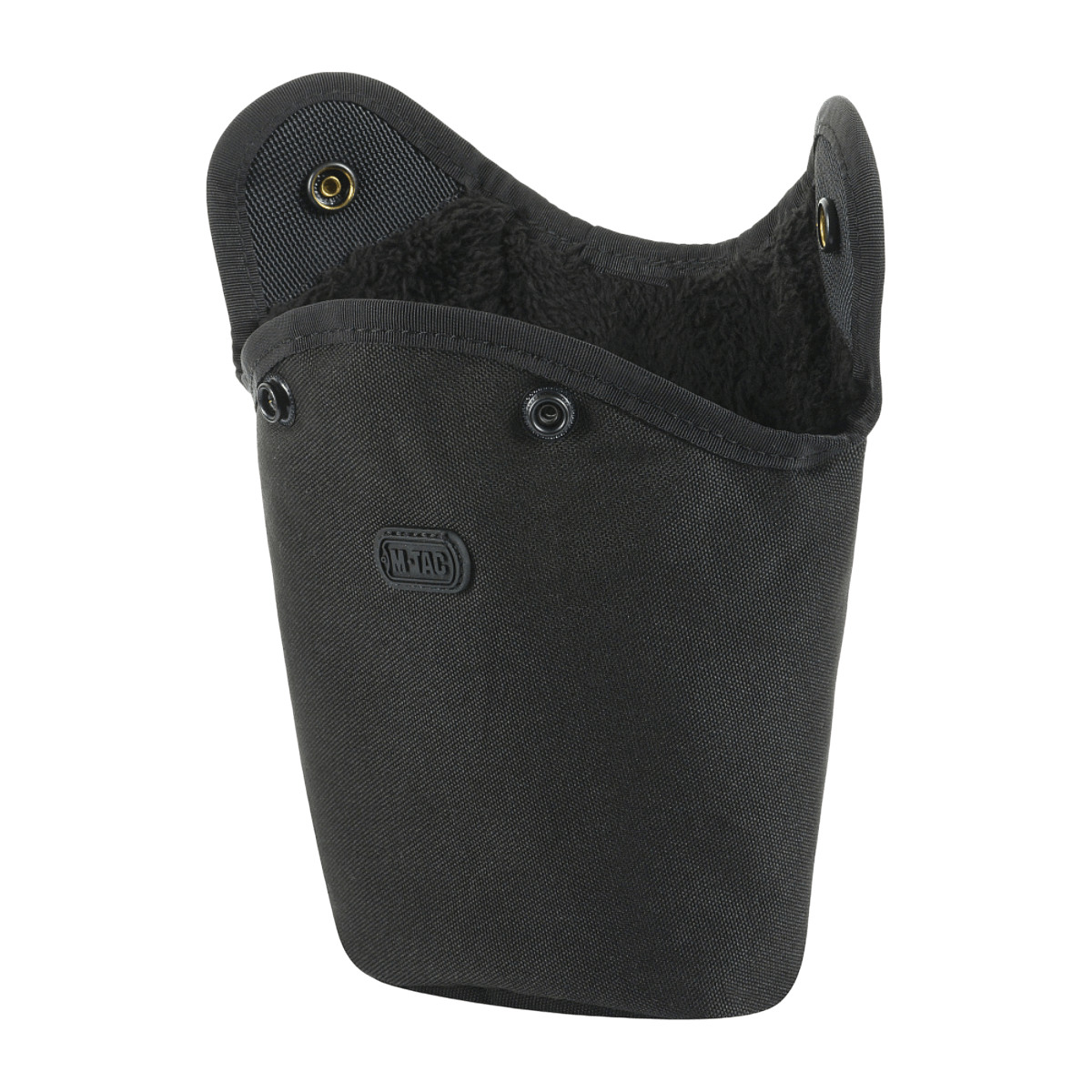 M-Tac Flaskeholder MOLLE i slidstærkt polyester med PVC-belægning og drænhul. Perfekt til vandreture eller feltbrug. Mål: 120 x 70 x 170 mm.